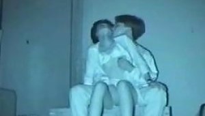 Japanese Nightvision Couples At It On A Bench Free Porn B6